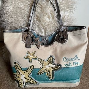 Coach beach bag